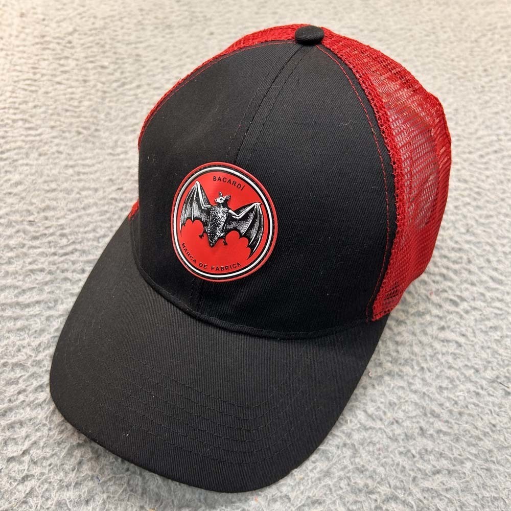 Bacardi Rum Whiskey Hat  Hat Cap Mens Trucker Hat One Size Bacardi